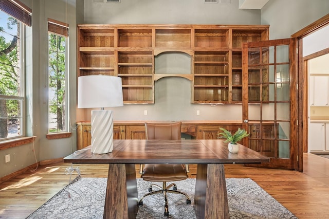 1 Hamper Ct, Trophy Club, TX 76262 - unfurnished office with light wood-type flooring