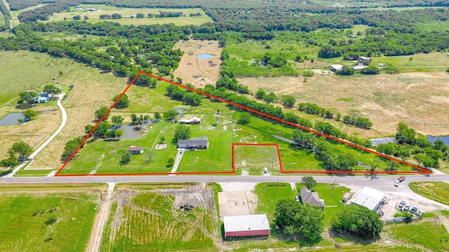 1665 Fm 2452, Corsicana, TX 75110 - aerial view of property's location featuring property parcel outlined