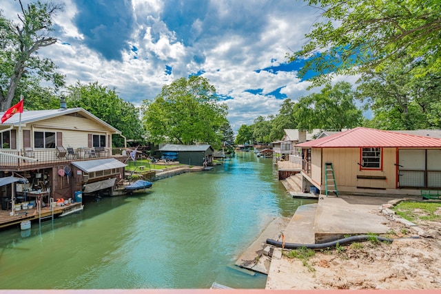 164 Harbor Dr, Gun Barrel City, TX 75156 - dock featuring a water view