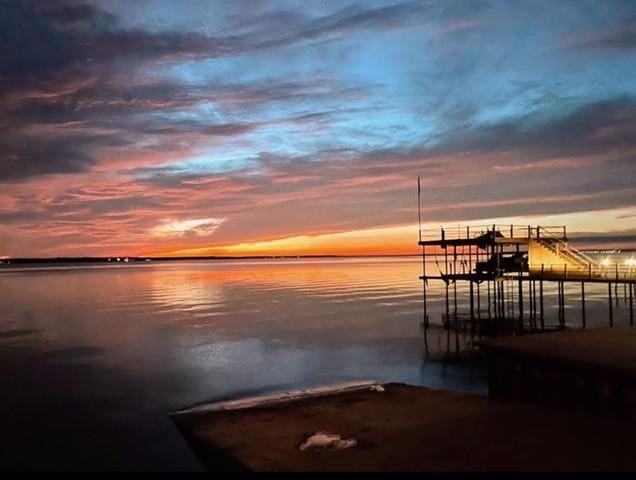 164 Harbor Dr, Gun Barrel City, TX 75156 - water view with a dock