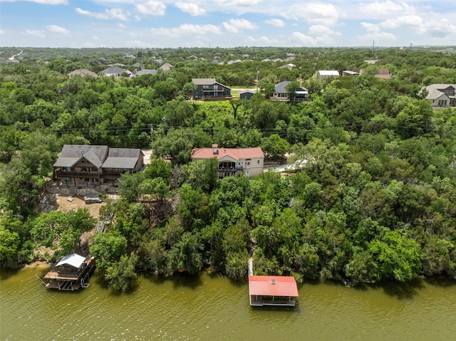 2510 River Ridge Court, Granbury, TX 76048 - aerial view of a large body of water and a forest