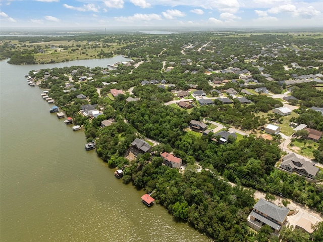 2510 River Ridge Court, Granbury, TX 76048 - aerial view of residential area featuring a nearby body of water