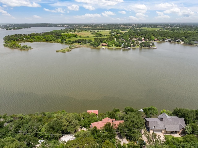 2510 River Ridge Court, Granbury, TX 76048 - aerial view of a large body of water and a forest