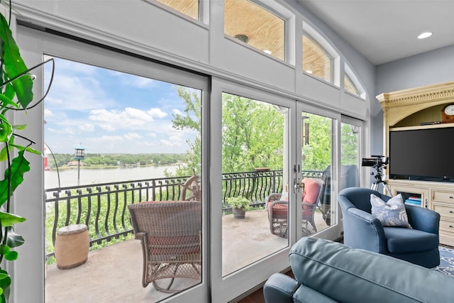 2510 River Ridge Court, Granbury, TX 76048 - doorway with a water view