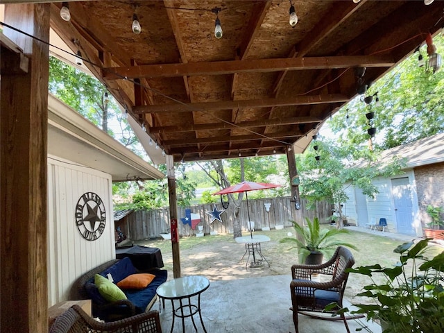 2217 Linwood Ln, Irving, TX 75061 - fenced backyard with a patio