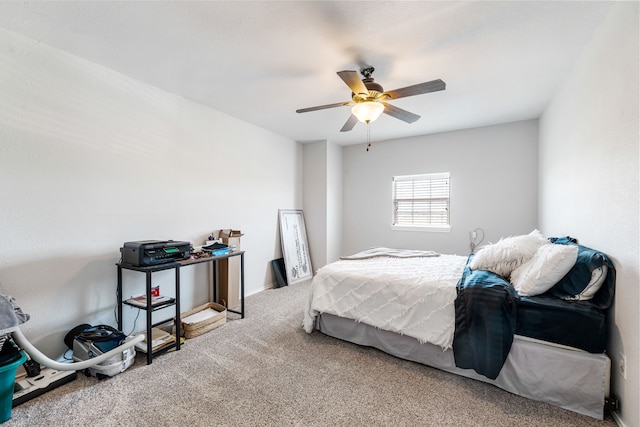 200 County Road 129, Stephenville, TX 76401 - carpeted bedroom with ceiling fan