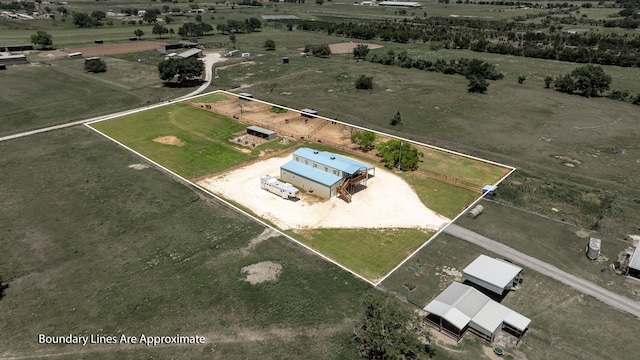 200 County Road 129, Stephenville, TX 76401 - overview of rural landscape featuring property parcel outlined