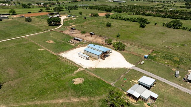 200 County Road 129, Stephenville, TX 76401 - aerial view of property and surrounding area with rural landscape