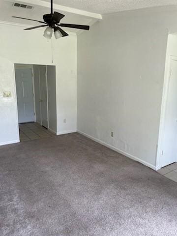 9925 Kittyhawk Ln, Dallas, TX 75217 - carpeted spare room with a ceiling fan and baseboards