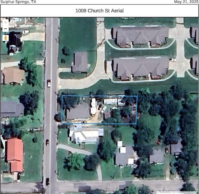 1008 Church St, Sulphur Springs, TX 75482 - aerial view