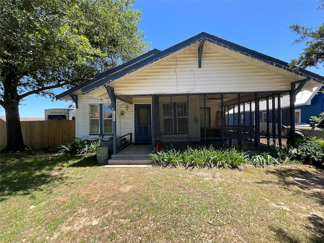 1008 Church St, Sulphur Springs, TX 75482 - rear view of house featuring covered porch
