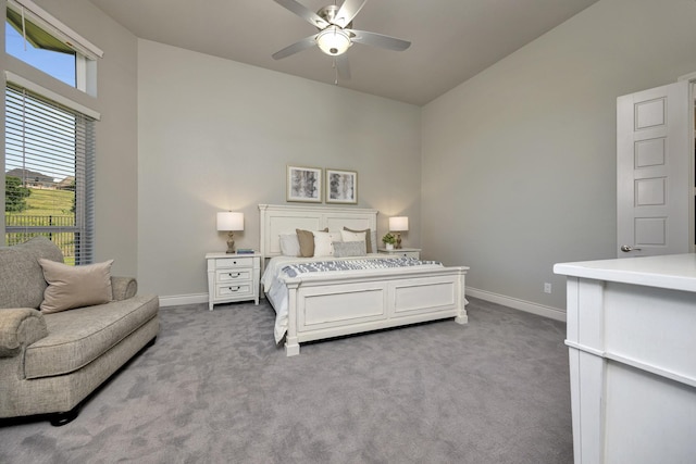 1008 Myers Park Trl, Roanoke, TX 76262 - carpeted bedroom with baseboards and ceiling fan