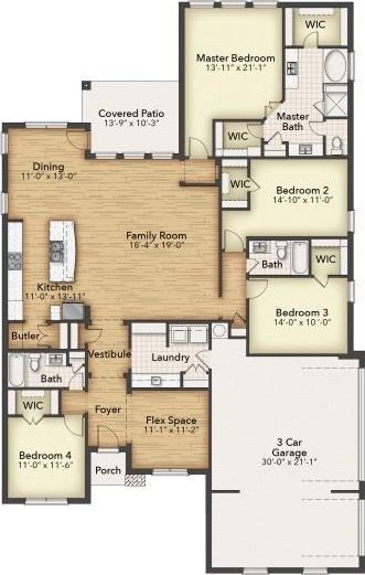 7816 Wheatland Ct, Godley, TX 76044 - property floor plan