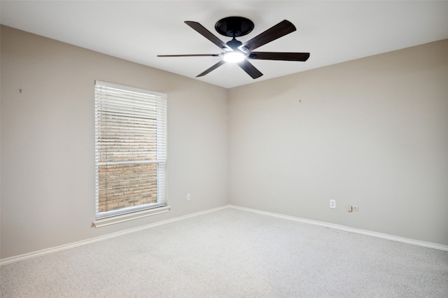 9131 Valley Chapel Ln, Dallas, TX 75220 - unfurnished room featuring ceiling fan, carpet floors, plenty of natural light, and baseboards