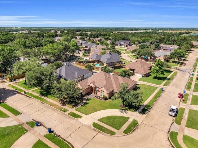 1107 Shoreview Dr, Ennis, TX 75119 - aerial perspective of suburban area