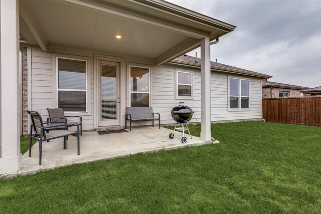 8744 Sleepy Daisy Dr, Fort Worth, TX 76131 - rear view of property featuring a patio