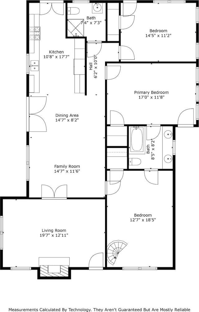 5447 Mccommas Blvd, Dallas, TX 75206 - home floor plan
