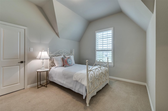 2749 Casa Grande Way, Celina, TX 75009 - bedroom with carpet flooring, lofted ceiling, and baseboards