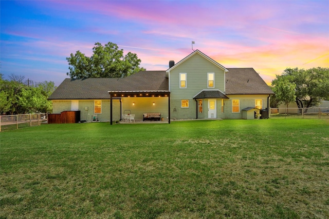 173 Cedar Ridge Dr, China Spring, TX 76633 - back of house featuring a patio