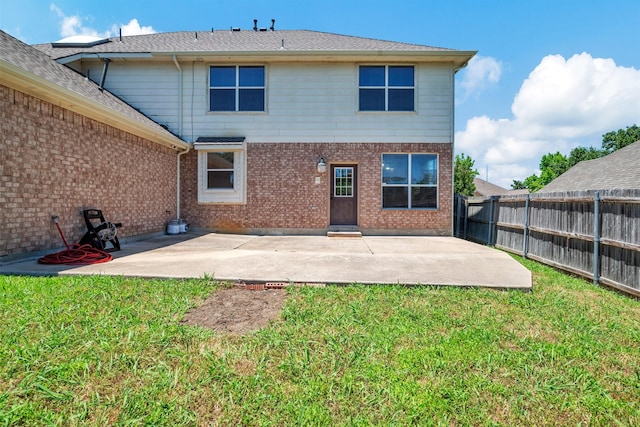 4518 Park Meadow Ct, Garland, TX 75043 - back of property with a patio area and brick siding
