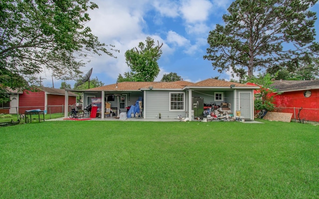6625 Corbin St, Houston, TX 77055 - rear view of house with a patio area