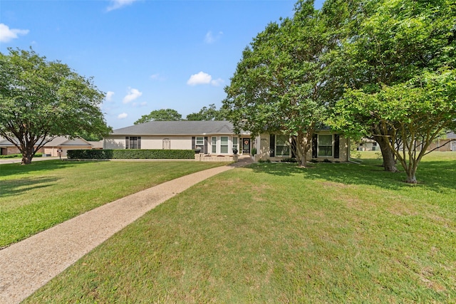 4201 Westchester Dr, Waco, TX 76710 - ranch-style home featuring a front lawn
