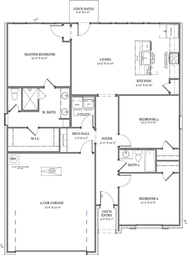 2316 Glasgow Way, Denton, TX 76207 - home floor plan