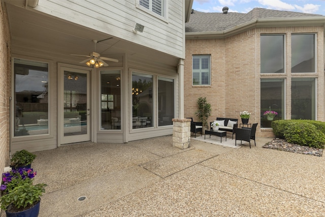 7513 Sugarbush Dr, Garland, TX 75044 - view of patio / terrace featuring outdoor lounge area