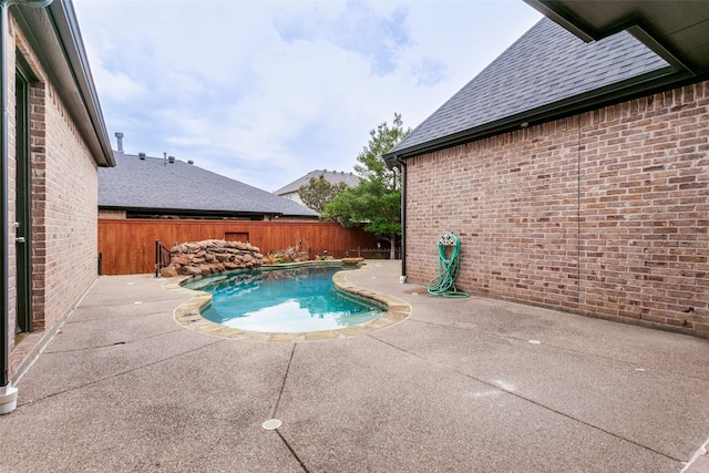 1121 Riverwalk Ct, Colleyville, TX 76034 - view of swimming pool featuring a fenced backyard and a patio area