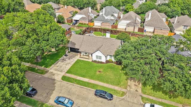 12212 Ridgefair Pl, Farmers Branch, TX 75234 - aerial perspective of suburban area