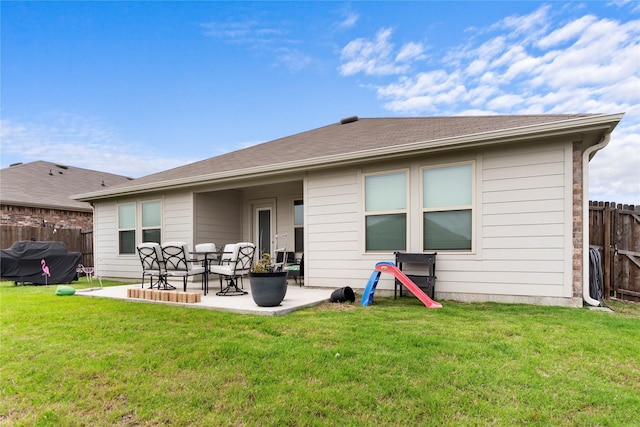 516 Wrangler Dr, Josephine, TX 75189 - back of property featuring a patio