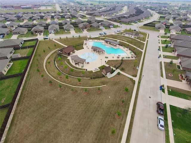 516 Wrangler Dr, Josephine, TX 75189 - aerial overview of property's location featuring a pool