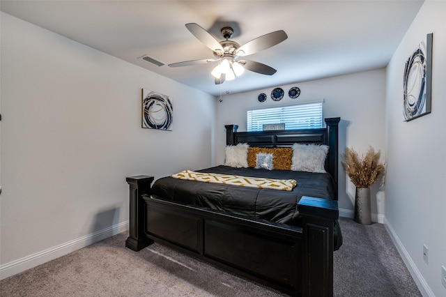 1208 Starlight Ave, Aubrey, TX 76227 - bedroom with carpet floors, ceiling fan, and baseboards