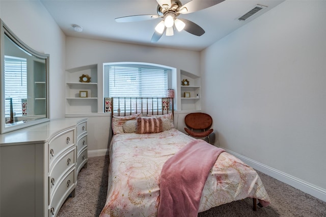 1208 Starlight Ave, Aubrey, TX 76227 - bedroom with carpet floors, baseboards, and a ceiling fan
