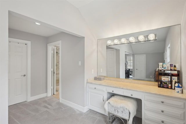 3008 Rosedale Ave, University Park, TX 75205 - bathroom with baseboards and vaulted ceiling