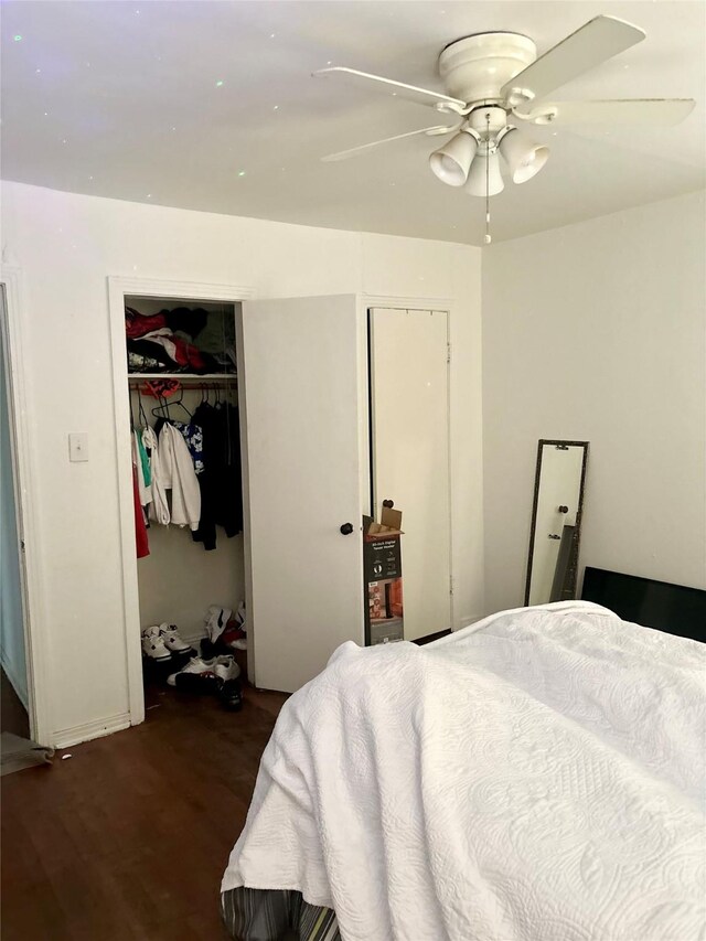 5521 Hightower St, Fort Worth, TX 76112 - bedroom featuring ceiling fan and multiple closets