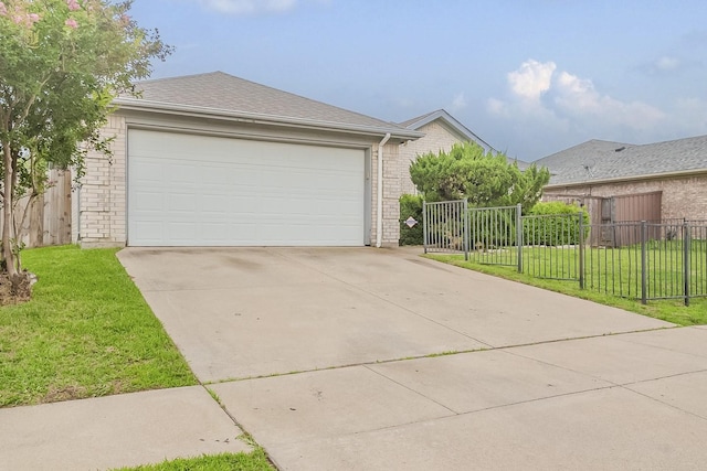 904 Havenbrook Dr, Arlington, TX 76001 - view of front facade with brick siding, concrete driveway, and a garage