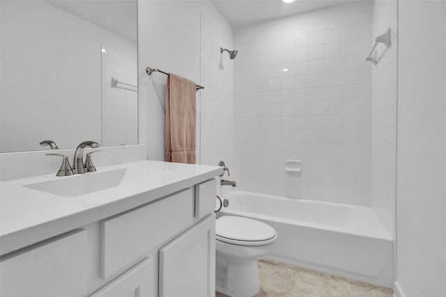 4166 Carter Ct, Denison, TX 75020 - bathroom featuring toilet, bathtub / shower combination, and vanity