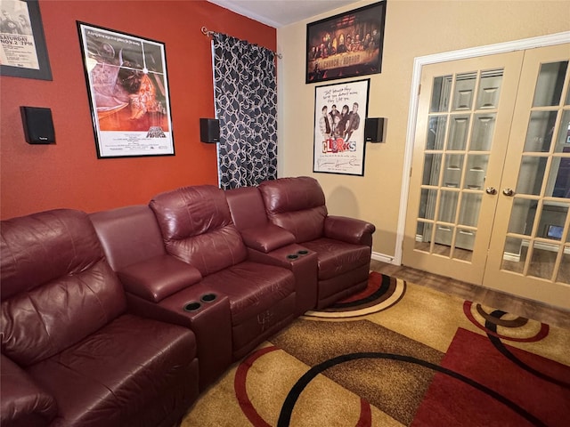 1621 Jasmine Trl, Savannah, TX 76227 - home theater with french doors