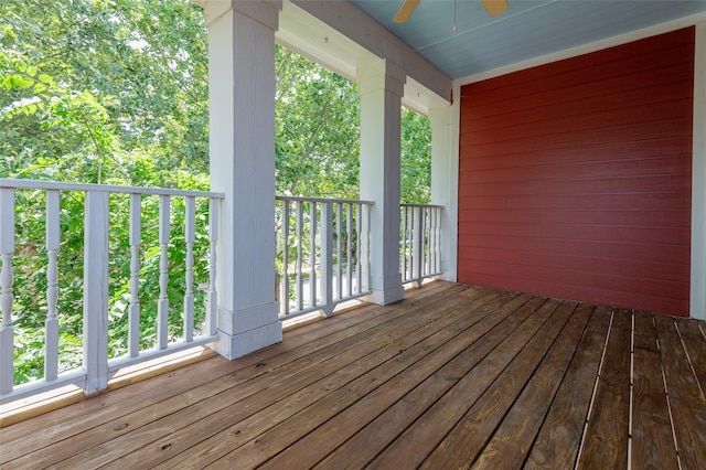 1621 Jasmine Trl, Savannah, TX 76227 - wooden deck with a ceiling fan