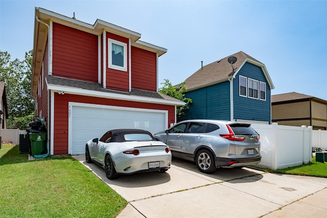 1621 Jasmine Trl, Savannah, TX 76227 - view of front of property featuring concrete driveway, a garage, and a shingled roof