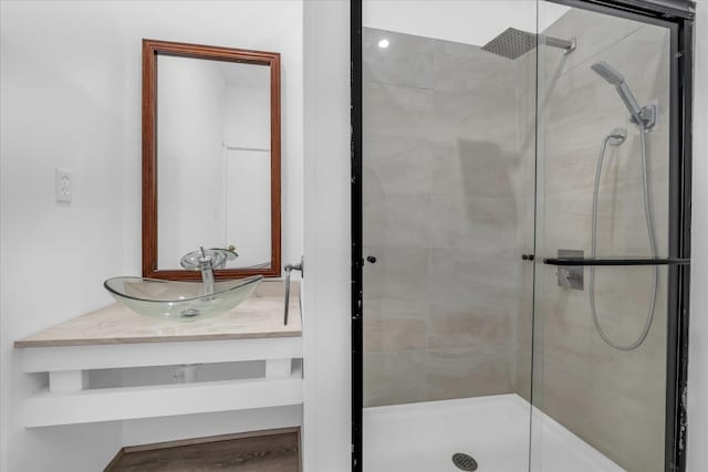 2700 Pine Ave, Waco, TX 76708 - full bath with a stall shower and vanity