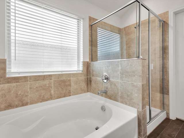 1519 Old Wichita Trl, Saginaw, TX 76131 - full bath with plenty of natural light, a shower stall, and a bath