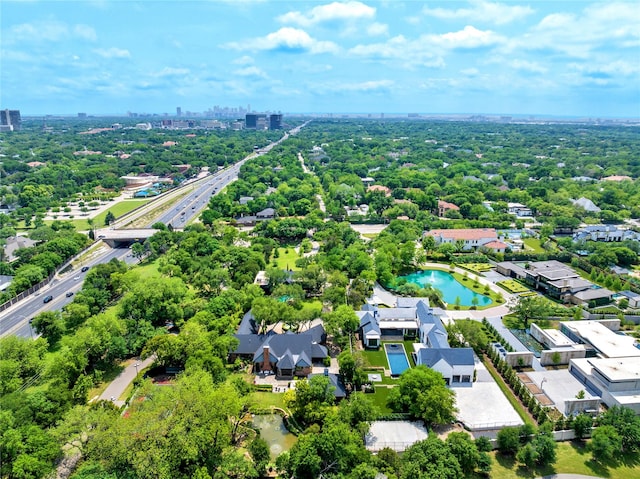 5531 Walnut Hill Ln, Dallas, TX 75229 - bird's eye view of a main thoroughfare and a tree filled landscape