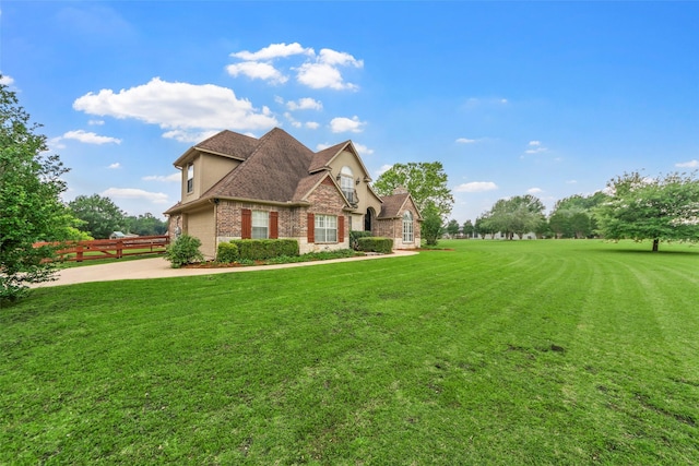 1621 Grandberry Dr, Melissa, TX 75454 - view of front of home with brick siding, driveway, a garage, and roof with shingles
