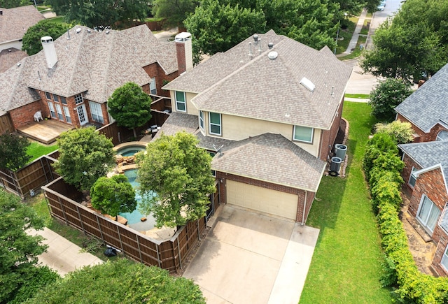 6916 Arvida Dr, Plano, TX 75023 - view from above of property