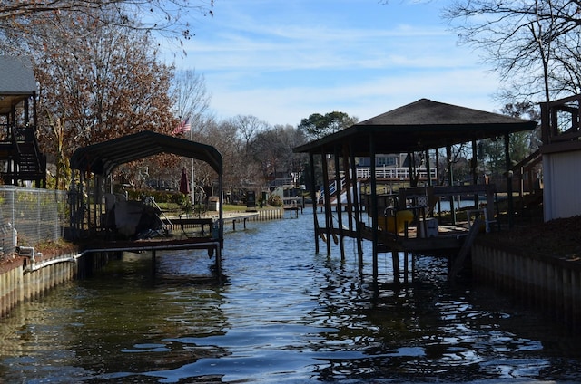 123 Little River Bnd, Mabank, TX 75156 - dock area featuring a water view