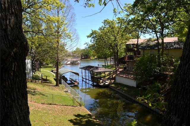 123 Little River Bnd, Mabank, TX 75156 - dock with a water view