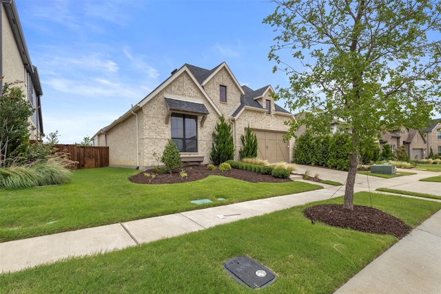 1812 Welker Dr, Van Alstyne, TX 75495 - french provincial home with driveway and brick siding