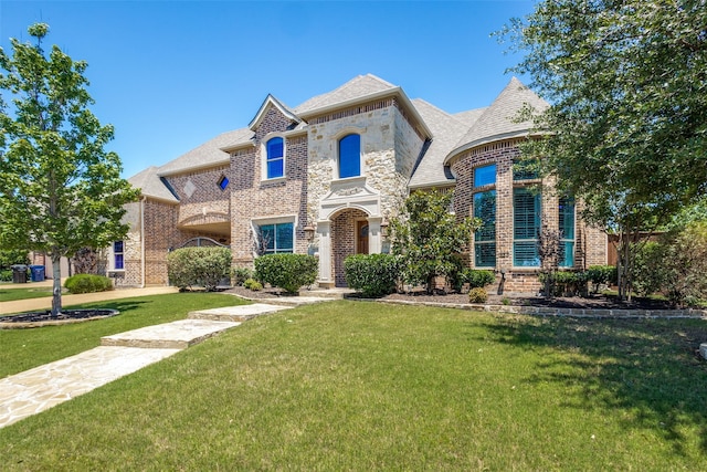 11626 Capitan Ln, Frisco, TX 75033 - french provincial home featuring brick siding and a front lawn